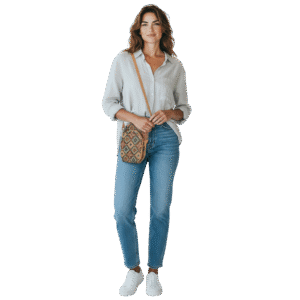 Bolso de Corcho Ovalado – Estilo Manos Libres