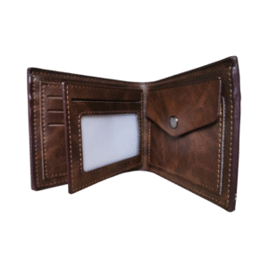 Billetera para hombre clásica de cuero vegano