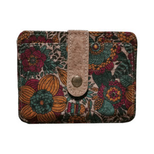 Tarjetero de Corcho con Doble Broche