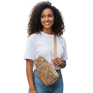 Bolso cruzado de corcho