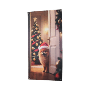 Forro para Puerta Navideño