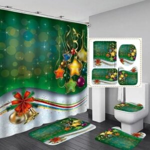 Set navideño clásico para baño