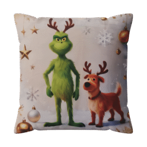 Fundas navideñas para cojín El Grinch