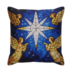 Fundas navideñas para cojín Vitrales